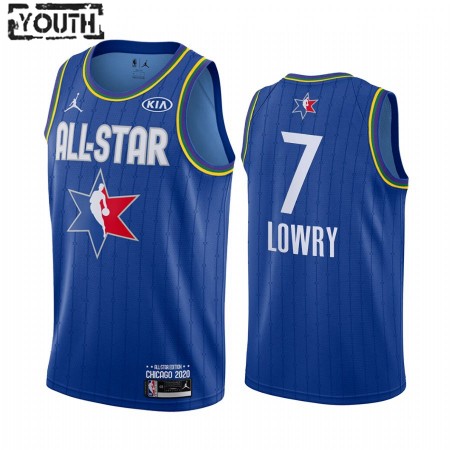 Dres NBA Toronto Raptors Kyle Lowry 7 2020 All-Star Jordan Brand Plava Swingman - Dječji
